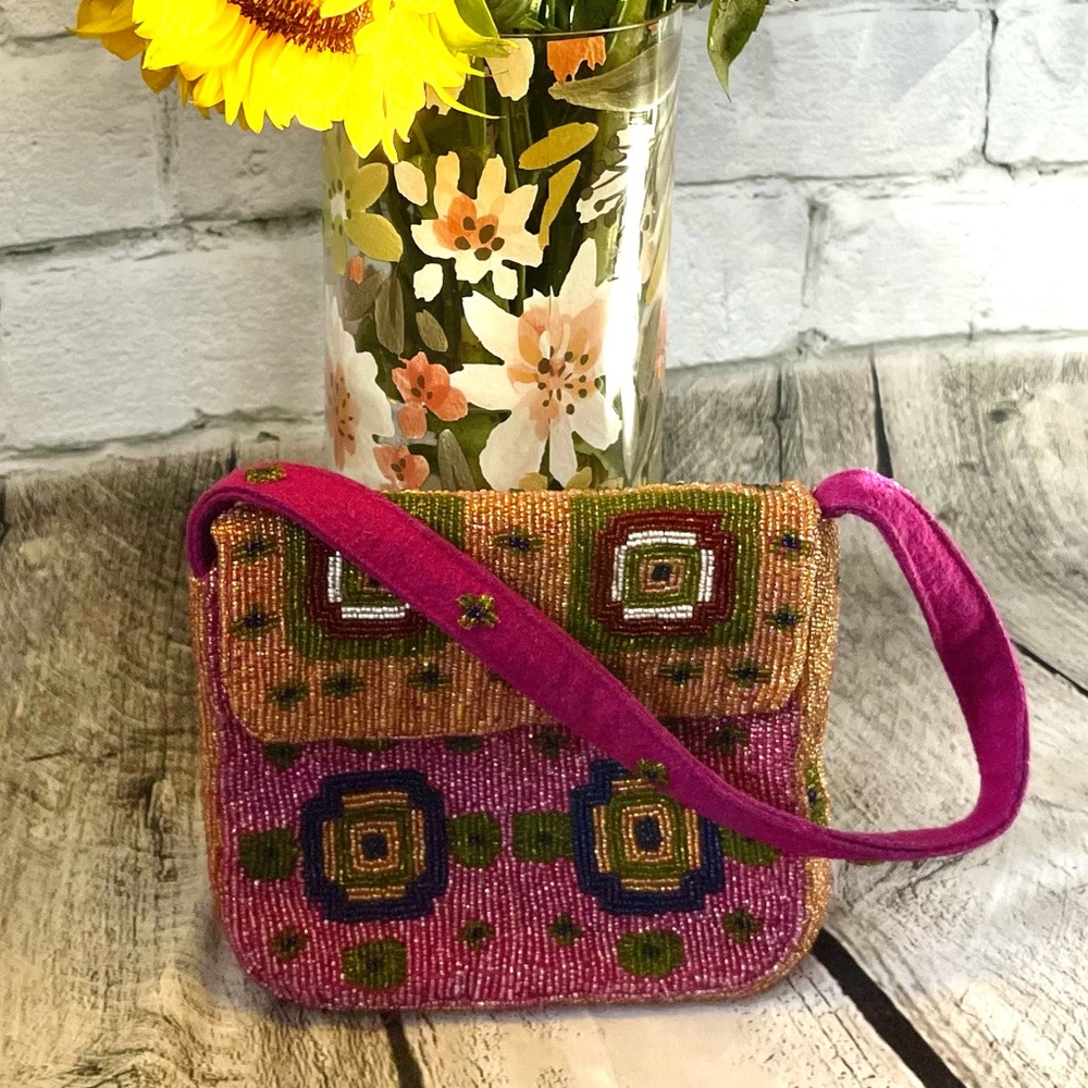 Fun Beaded purse handbag